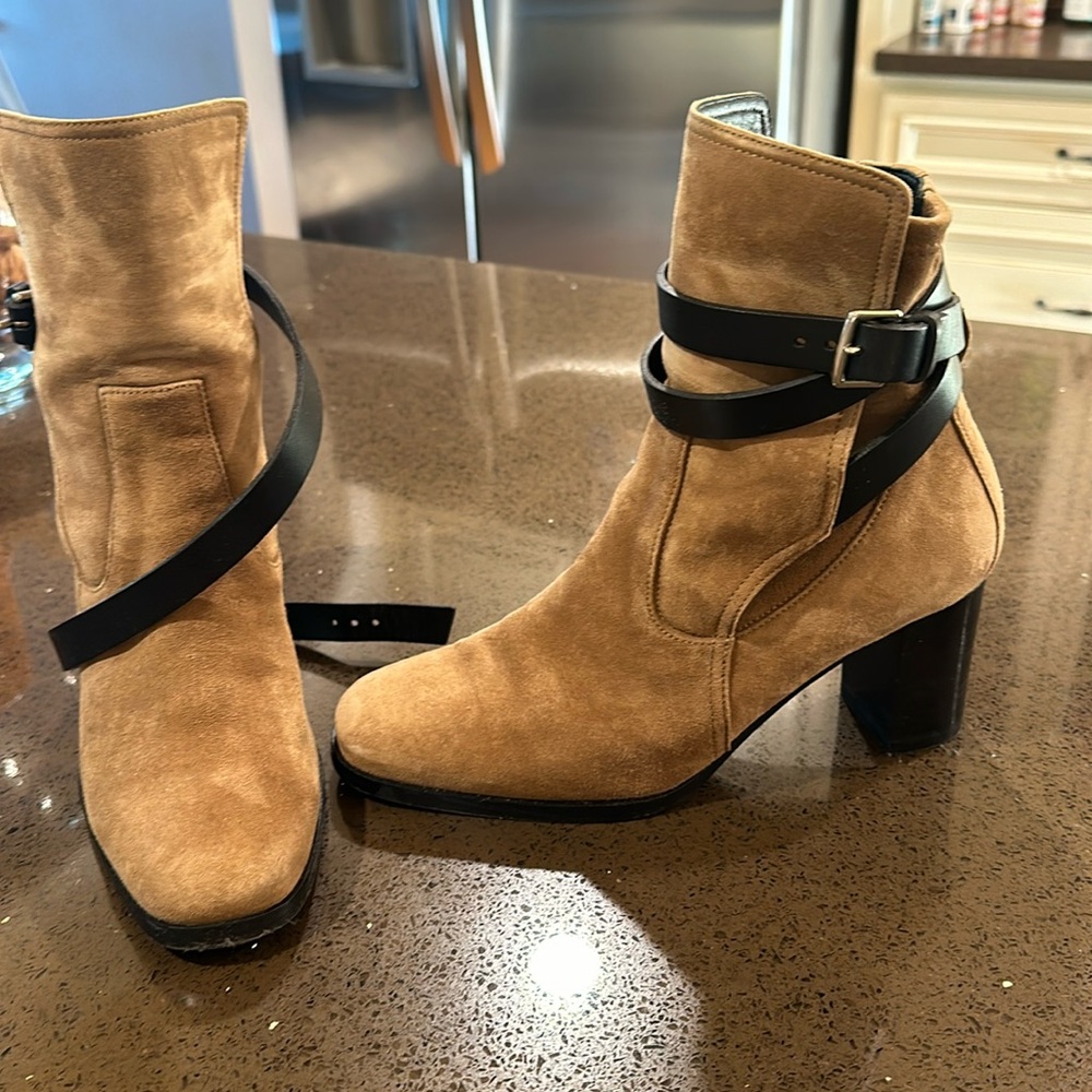 Hermes suede boots